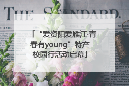 “爱资阳爱雁江·青春有young”特产校园行活动启幕