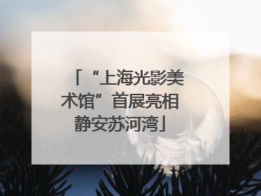 “上海光影美术馆”首展亮相静安苏河湾