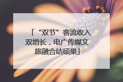 “双节”客流收入双增长，电广传媒文旅融合结硕果
