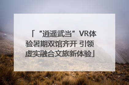 “逍遥武当”VR体验暑期双馆齐开 引领虚实融合文旅新体验