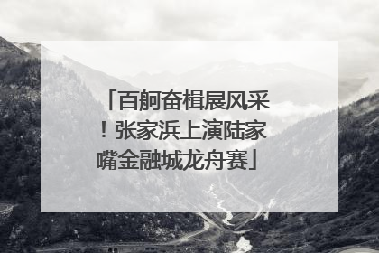 百舸奋楫展风采！张家浜上演陆家嘴金融城龙舟赛
