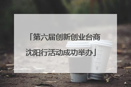 第六届创新创业台商沈阳行活动成功举办