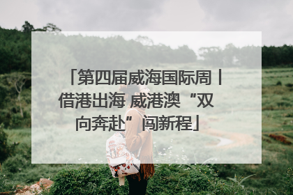 第四届威海国际周丨借港出海 威港澳“双向奔赴”闯新程