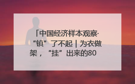 中国经济样本观察·“镇”了不起｜为衣做架，“挂”出来的80亿元“衣架产业”