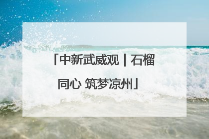 中新武威观｜石榴同心 筑梦凉州