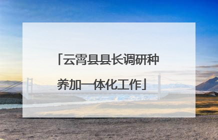 云霄县县长调研种养加一体化工作