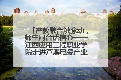 产教融合触脉动，师生同台话信心——江西应用工程职业学院走进芦溪电瓷产业园创新思政课堂