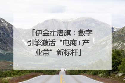 伊金霍洛旗：数字引擎激活“电商+产业带”新标杆