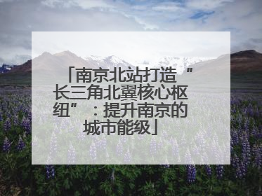 南京北站打造“长三角北翼核心枢纽”：提升南京的城市能级