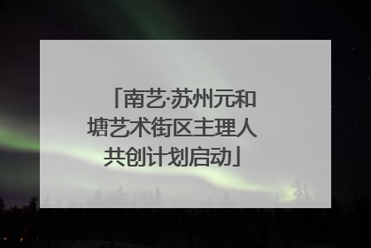 南艺·苏州元和塘艺术街区主理人共创计划启动
