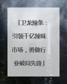 卫龙辣条：引领千亿辣味市场，勇做行业破局先锋