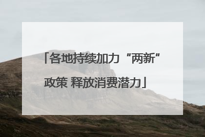 各地持续加力“两新”政策 释放消费潜力
