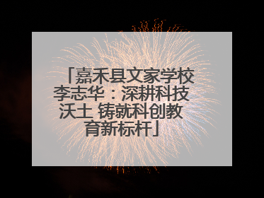 嘉禾县文家学校李志华：深耕科技沃土 铸就科创教育新标杆