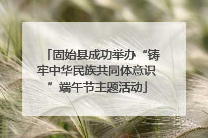 固始县成功举办“铸牢中华民族共同体意识”端午节主题活动