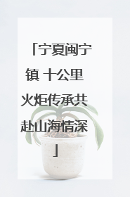 宁夏闽宁镇 十公里火炬传承共赴山海情深