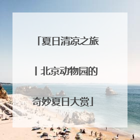 夏日清凉之旅丨北京动物园的奇妙夏日大赏