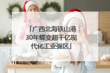 广西北海铁山港：30年蝶变超千亿现代化工业强区