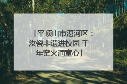 平顶山市湛河区：汝瓷非遗进校园 千年窑火润童心