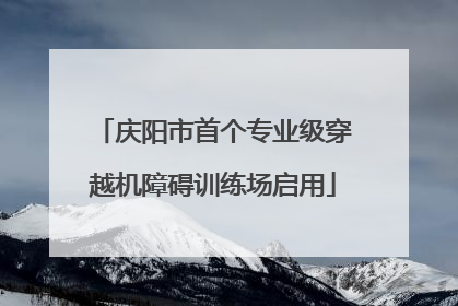 庆阳市首个专业级穿越机障碍训练场启用