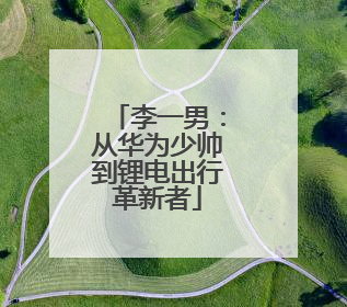 李一男：从华为少帅到锂电出行革新者