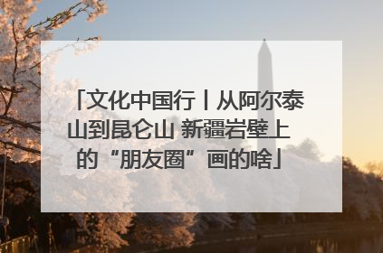 文化中国行丨从阿尔泰山到昆仑山 新疆岩壁上的“朋友圈”画的啥