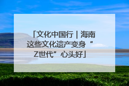 文化中国行｜海南这些文化遗产变身“Z世代”心头好