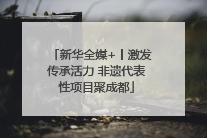 新华全媒+丨激发传承活力 非遗代表性项目聚成都