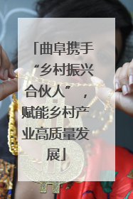 曲阜携手“乡村振兴合伙人”，赋能乡村产业高质量发展