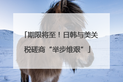 期限将至！日韩与美关税磋商“举步维艰”
