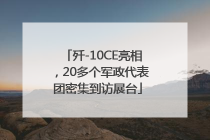 歼-10CE亮相，20多个军政代表团密集到访展台