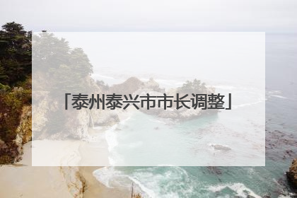泰州泰兴市市长调整