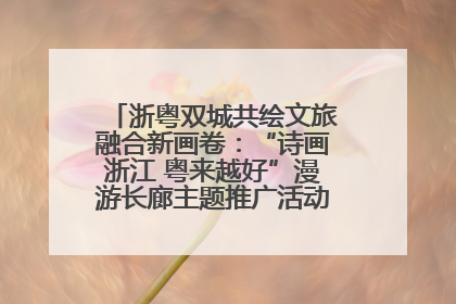 浙粤双城共绘文旅融合新画卷：“诗画浙江 粤来越好”漫游长廊主题推广活动在广州花城汇启幕