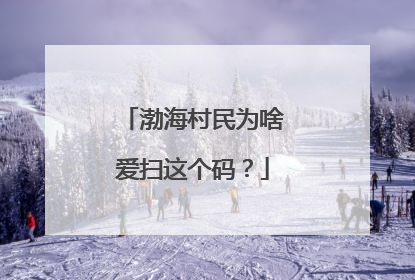 渤海村民为啥爱扫这个码？