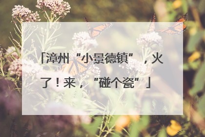 漳州“小景德镇”，火了！来，“碰个瓷”