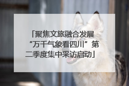 聚焦文旅融合发展 “万千气象看四川”第二季度集中采访启动