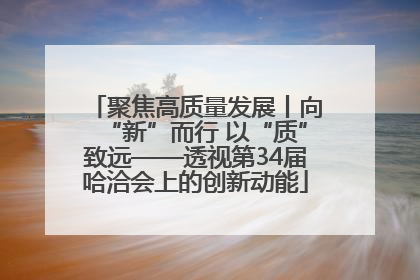 聚焦高质量发展丨向“新”而行 以“质”致远——透视第34届哈洽会上的创新动能