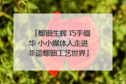 螺钿生辉 巧手缀华 小小媒体人走进非遗螺钿工艺世界