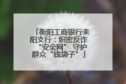 衡阳工商银行耒阳支行：织密反诈“安全网” 守护群众“钱袋子”