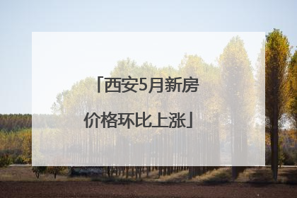 西安5月新房价格环比上涨