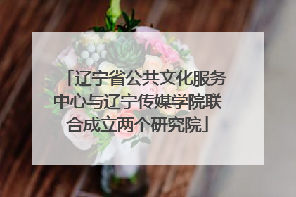 辽宁省公共文化服务中心与辽宁传媒学院联合成立两个研究院