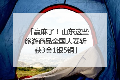 赢麻了！山东这些旅游商品全国大赛斩获3金1银5铜