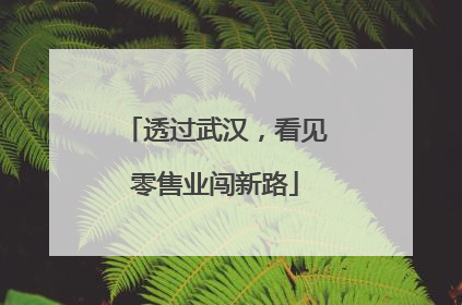 透过武汉，看见零售业闯新路