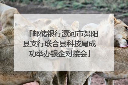 邮储银行漯河市舞阳县支行联合县科技局成功举办银企对接会