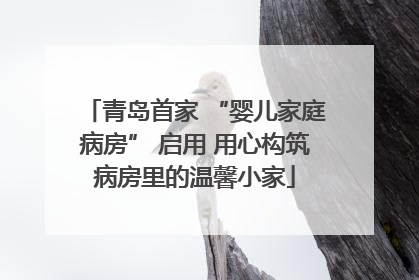 青岛首家 “婴儿家庭病房” 启用 用心构筑病房里的温馨小家