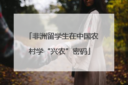 非洲留学生在中国农村学“兴农”密码