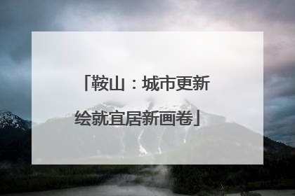 鞍山：城市更新绘就宜居新画卷