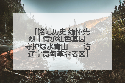 铭记历史 缅怀先烈丨传承红色基因 守护绿水青山——访辽宁宽甸革命老区