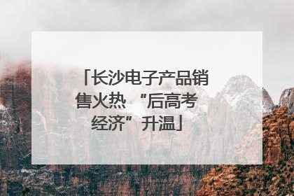 长沙电子产品销售火热 “后高考经济”升温