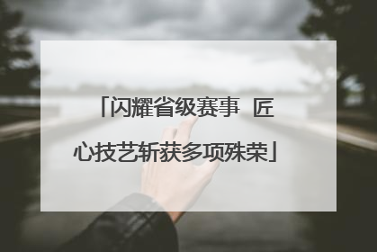 闪耀省级赛事  匠心技艺斩获多项殊荣