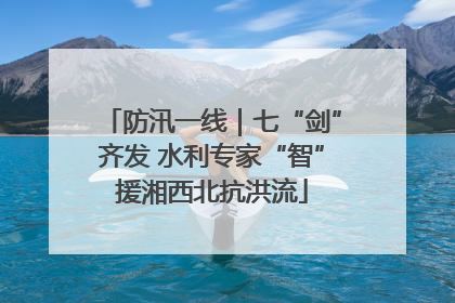 防汛一线｜七“剑”齐发 水利专家“智”援湘西北抗洪流